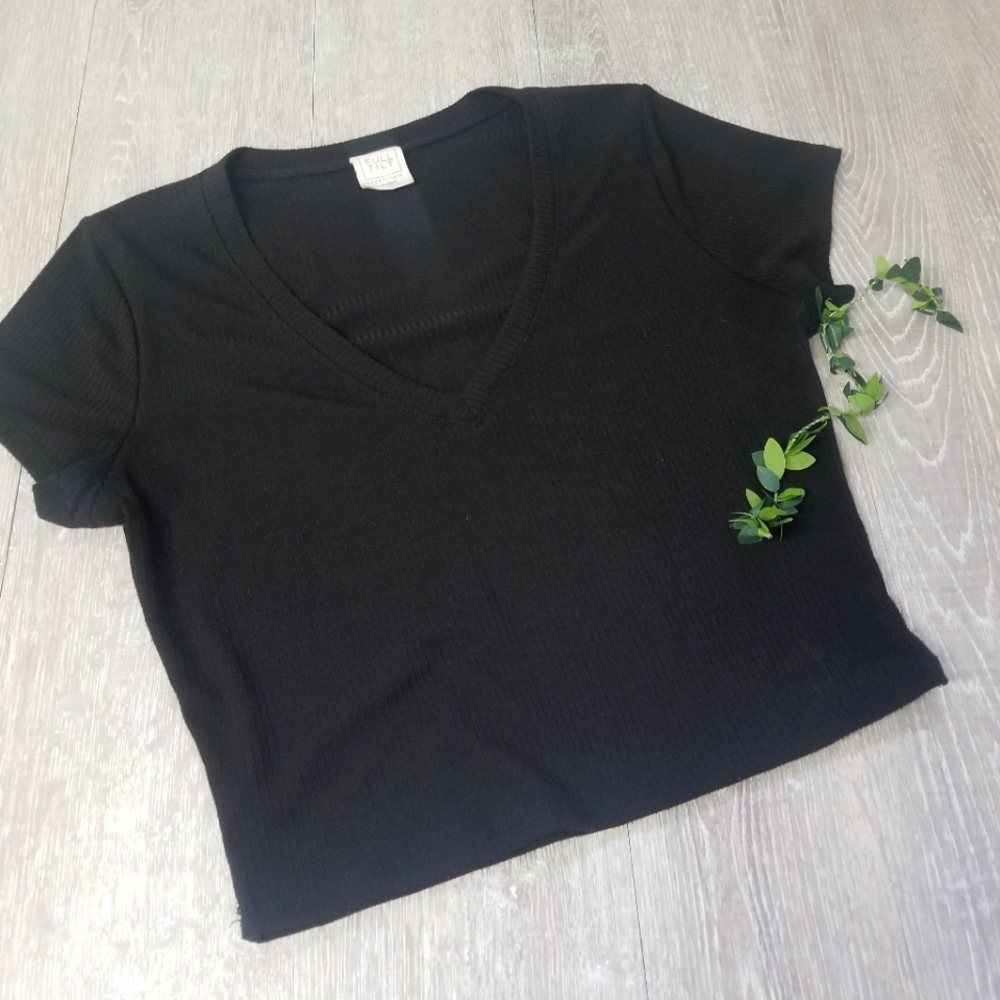 Full Tilt Deep Vneck Top
